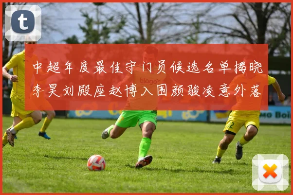 中超年度最佳守门员候选名单揭晓李昊刘殿座赵博入围颜骏凌意外落选